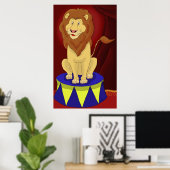 Poster du Lion Circus Imprimer (Bureau à domicile)