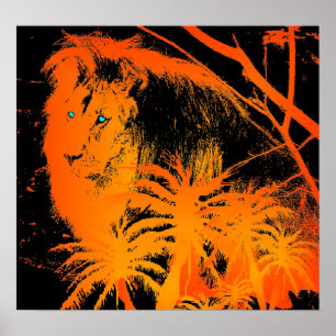 Poster du lion de feu