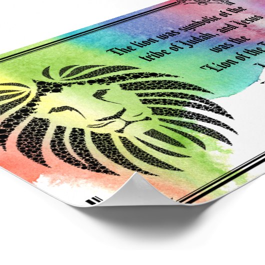 Poster Du Lion De Juda (Coin)