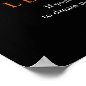 Poster du lion de leadership motivationnel tendanc (Coin)