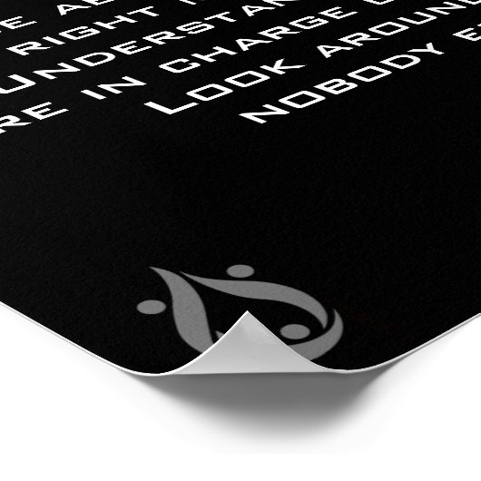 Poster du lion en charge (Coin)