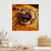 Poster du lion flamboyant (Cuisine)