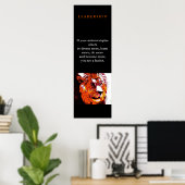 Poster du Lion Pop Art Motivational Leadership (Bureau à domicile)