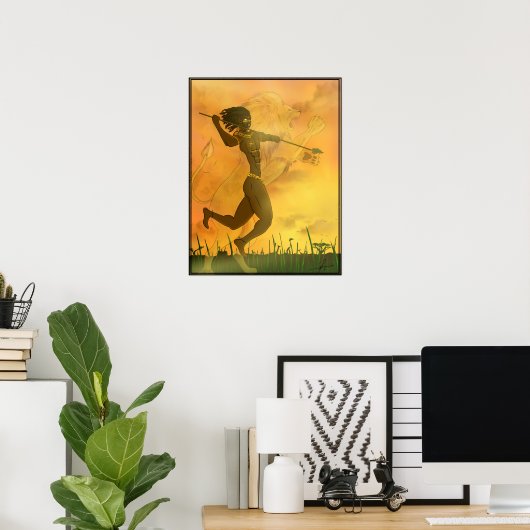 Poster du Lion Warrior (Bureau à domicile)