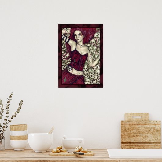 Poster du lit des crânes (Cuisine)