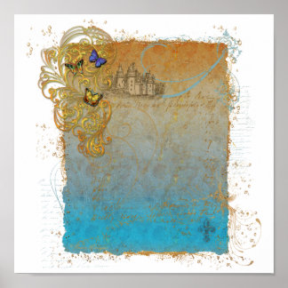 Poster du livre d'histoires Castle & Butterflies I