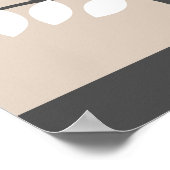 Poster du livre d'hôtes à Paris - 250 signatures (Coin)