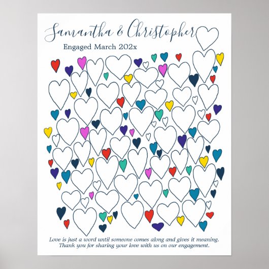 Poster du livre d'invité de la partie Engagement (Devant)