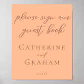 Poster du livre d'invité du Mariage de la typograp (Devant)