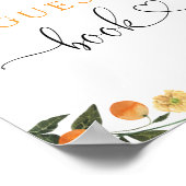 Poster du livre d'invité Little Cutie Baby shower (Coin)