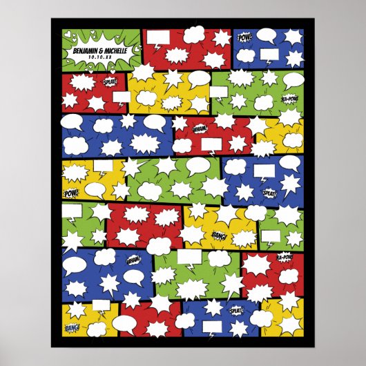 Poster du livre d'or - 100 signatures (Devant)