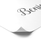 Poster du livre d'or - 250 places (Coin)