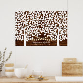 Poster du livre d'or Rustic Lights - 200 signature (Cuisine)