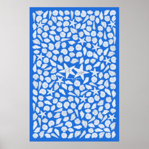 Poster du livre d'or Seashells - 250 espaces