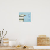 Poster du livre "Live, Love, Read" (Cuisine)