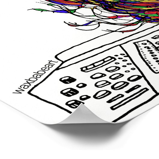 Poster du logo Waxbabe Bassnectar (Coin)