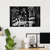 Poster du London Theatre Piccadilly (1843 B&W) (Bureau à domicile)