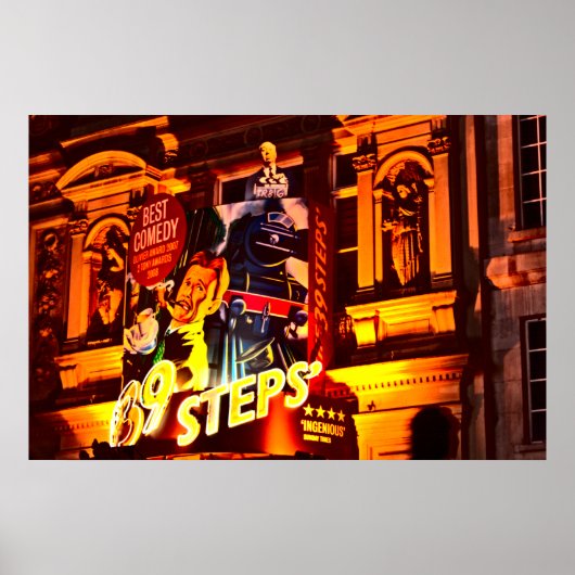 Poster du London Theatre Piccadilly (1843 couleur) (Devant)