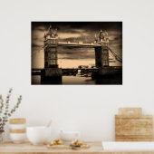 Poster du London Tower Bridge (Cuisine)