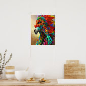 Poster du loup de balle Masquerade (Cuisine)