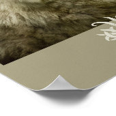 Poster du loup de toundra 11x17 (Coin)