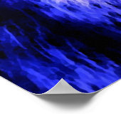 Poster du loup gris et de la lune Imprimer - Loup  (Coin)