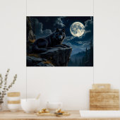 Poster du loup noir (Cuisine)