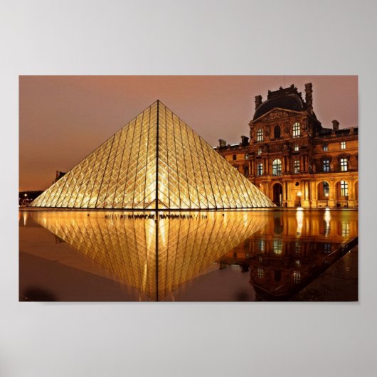 Poster du Louvre, Paris (Devant)