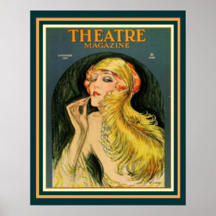 Poster du Magazine Art Déco Théâtre 16 x 20