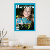 Poster du magazine bat mitzvah Turquoise (Cuisine)
