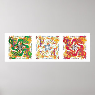 Poster du Maj Jongg Dragons