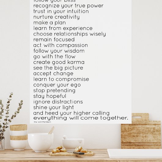 Poster du manifeste Tarot (Cuisine)