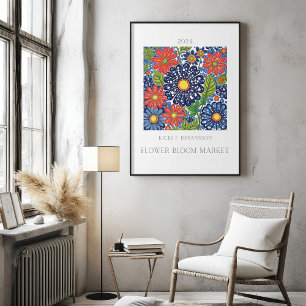 Poster du marché aux fleurs