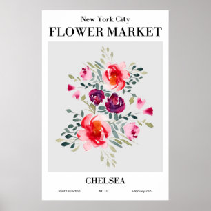 Poster du Marché aux Fleurs de New York