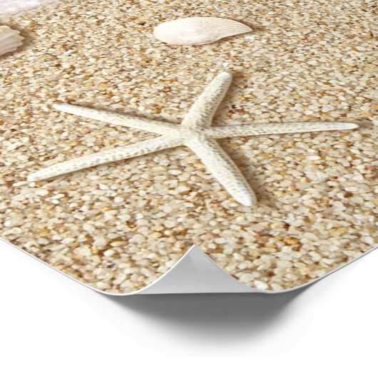 Poster du Mariage Beach Waves (Coin)