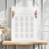 Poster du Mariage Boho Blush Rose