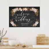Poster du Mariage de bienvenue du tableau de bord (Cuisine)