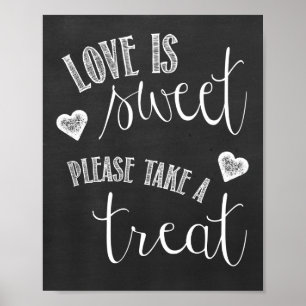 Poster du Mariage de tableau de cuisson Dessert