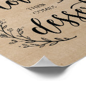 Poster du Mariage de Vins Rustiques (Coin)