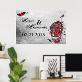 Poster du Mariage du crâne de sucre (Bureau à domicile)
