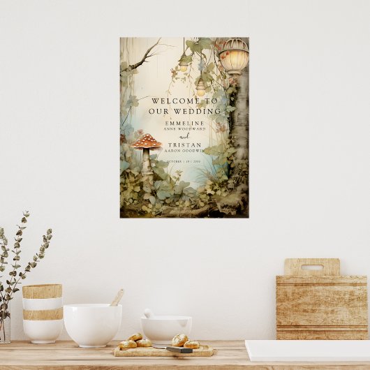 Poster du Mariage forestier enchanté (Cuisine)
