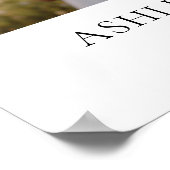 Poster du Mariage photo minimaliste moderne (Coin)