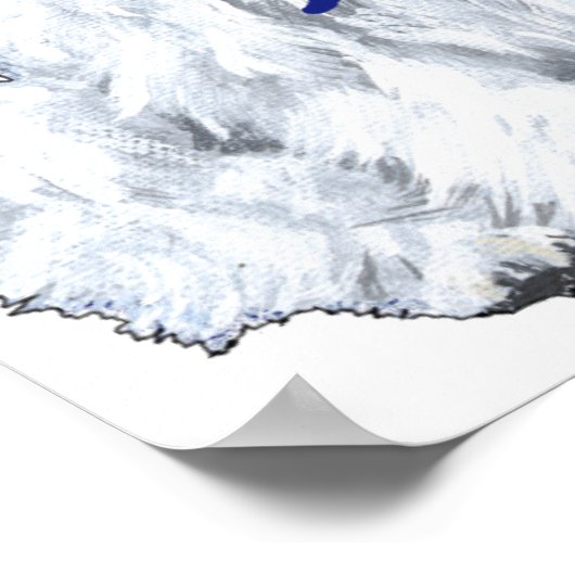 Poster du marin Westie (Coin)