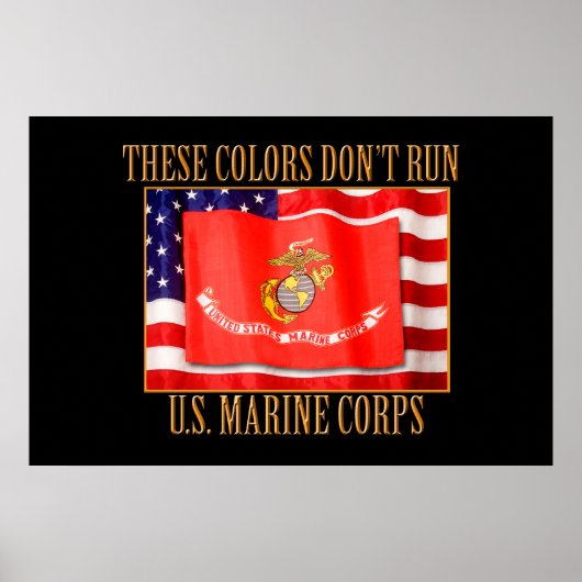 Poster du Marine Corps américain (Devant)