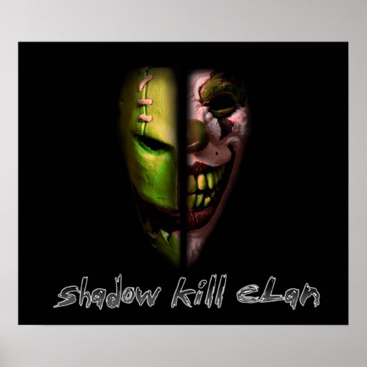 Poster du masque de clan Shadow Kill (Devant)
