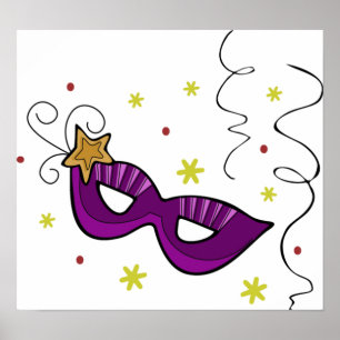 Poster du Masque Oeil Mardi Gras