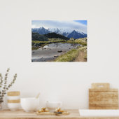 Poster du massif du Mont Blanc (Cuisine)