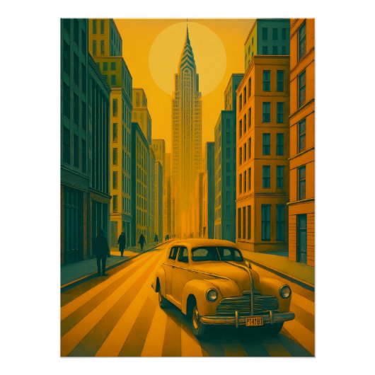 Poster du matin à New York (Devant)