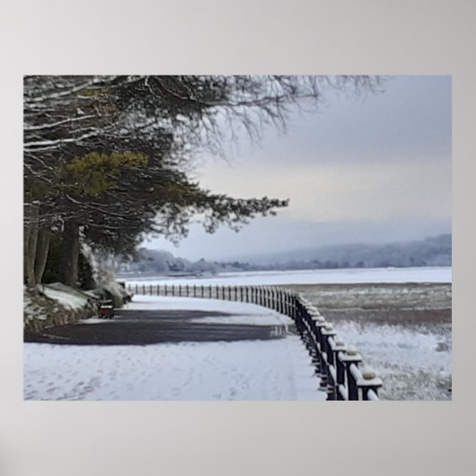 Poster du matin de neige (Devant)