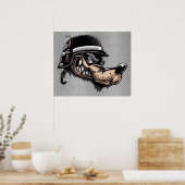 Poster du mauvais loup (Cuisine)